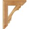 Ekena Millwork Olympic Slat Rough Sawn Bracket, Western Red Cedar, 4"W x 18"D x 22"H BKT04X18X22OLY06RWR - alternate 2